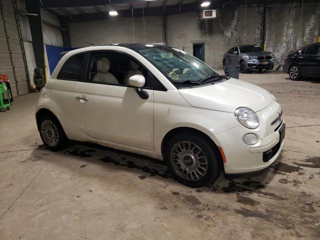 3C3CFFAR4DT533137 - 2013 FIAT 500 POP WHITE photo 4