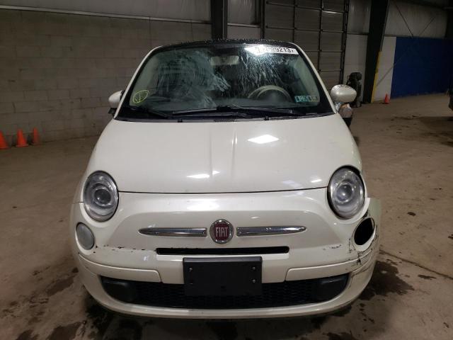 3C3CFFAR4DT533137 - 2013 FIAT 500 POP WHITE photo 5