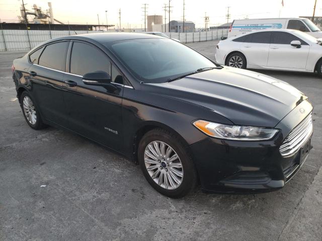 3FA6P0LU2DR291746 - 2013 FORD FUSION SE HYBRID BLACK photo 4