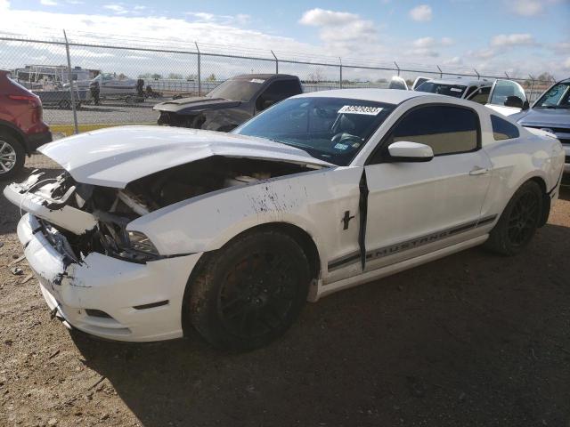 1ZVBP8AM0E5268297 - 2014 FORD MUSTANG WHITE photo 1