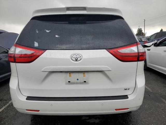 5TDYZ3DC6KS008196 - 2019 TOYOTA SIENNA XLE WHITE photo 6