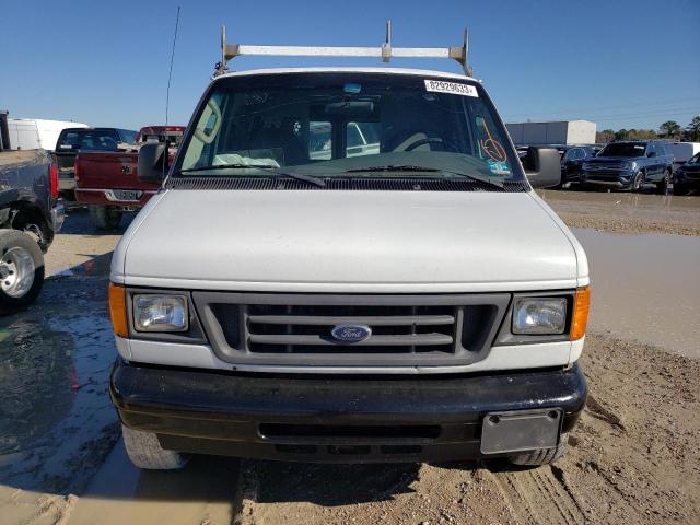 1FTNE24W87DA36071 - 2007 FORD ECONOLINE E250 VAN WHITE photo 5