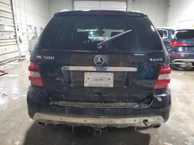 4JGBB75E86A119235 - 2006 MERCEDES-BENZ ML 500 BLACK photo 6