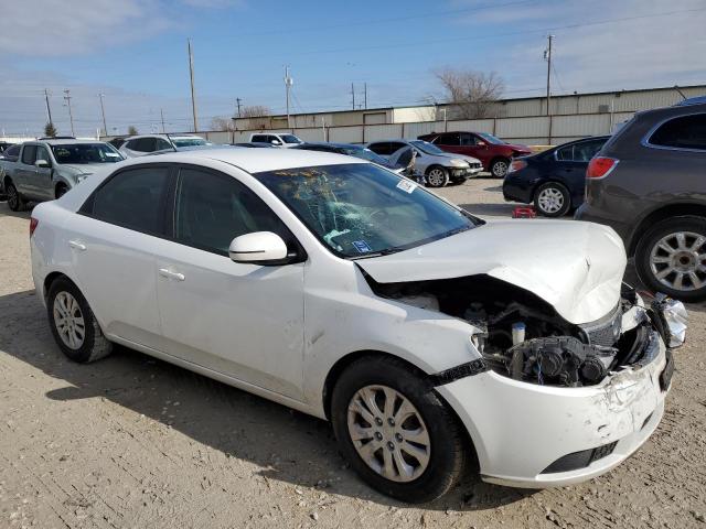 KNAFU4A23C5598093 - 2012 KIA FORTE EX WHITE photo 4