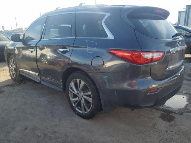 5N1AL0MM0DC338765 - 2013 INFINITI JX35 GRAY photo 2