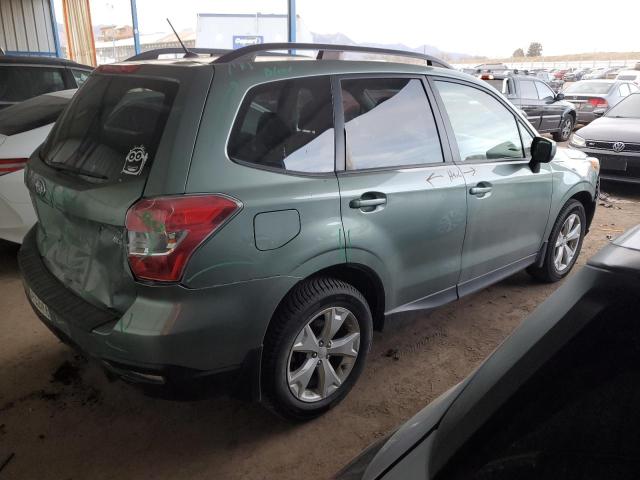 JF2SJADC2FH427546 - 2015 SUBARU FORESTER 2.5I PREMIUM GREEN photo 3