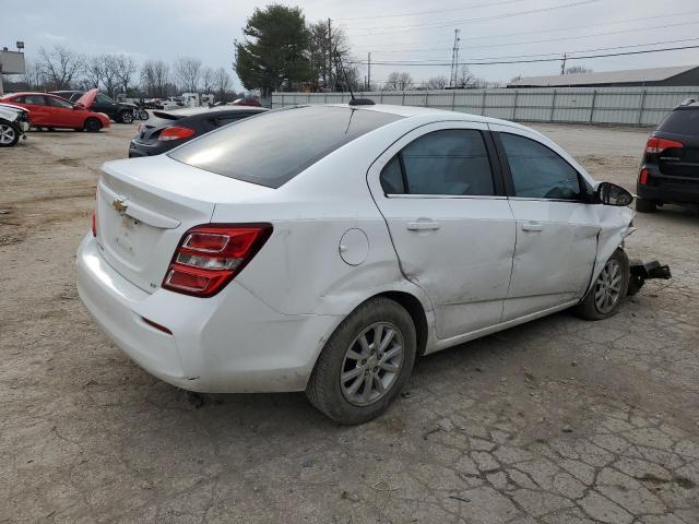 1G1JD5SH1H4165786 - 2017 CHEVROLET SONIC LT WHITE photo 3