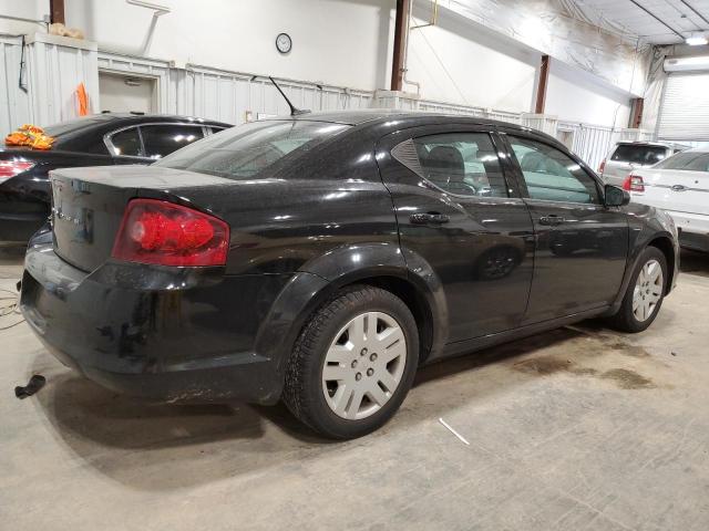 1C3CDZAB8EN226467 - 2014 DODGE AVENGER SE BLACK photo 3