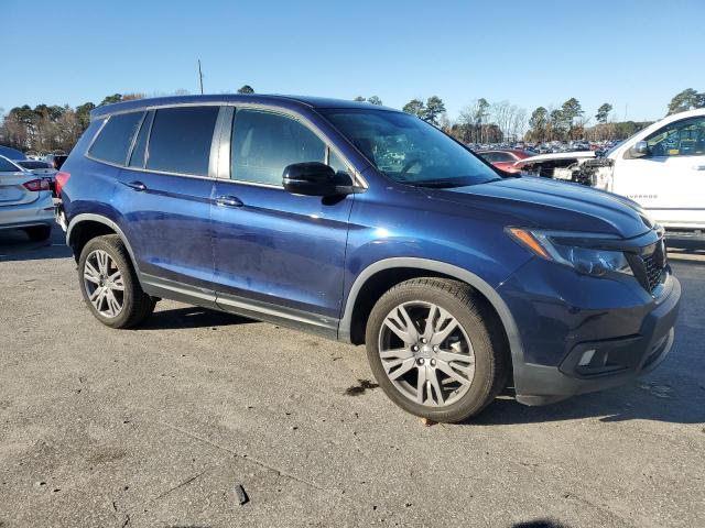 5FNYF7H55KB011252 - 2019 HONDA PASSPORT EXL BLUE photo 4