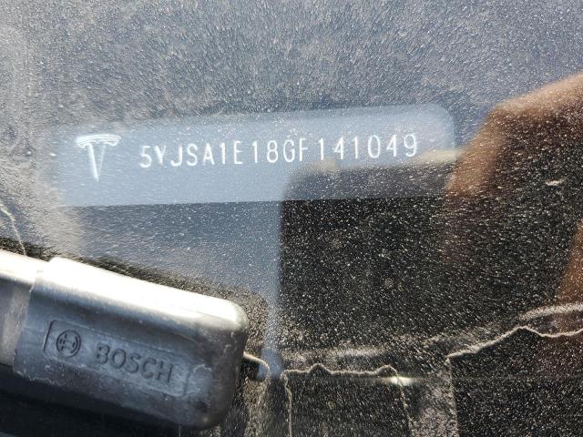 5YJSA1E18GF141049 - 2016 TESLA MODEL S Սև լուսանկար 12