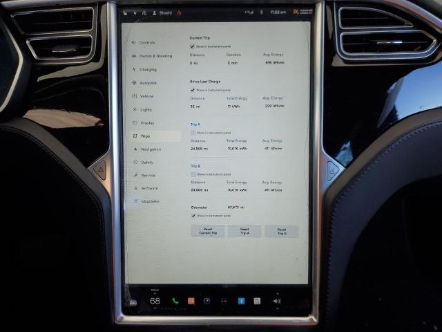 5YJSA1E18GF141049 - 2016 TESLA MODEL S Սև լուսանկար 9