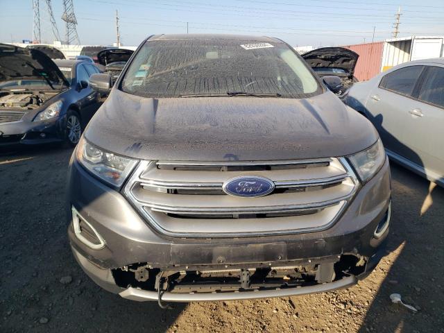 2FMTK3J96FBB26470 - 2015 FORD EDGE SEL GRAY photo 5