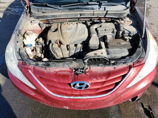 5NPEB4AC1EH883178 - 2014 HYUNDAI SONATA GLS BURGUNDY photo 11