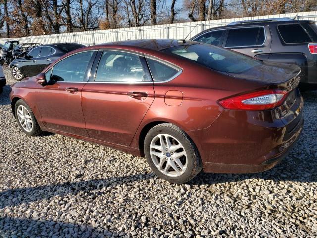 3FA6P0H7XGR184659 - 2016 FORD FUSION SE BURGUNDY photo 2