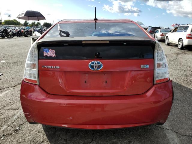 JTDKN3DU0A0142858 - 2010 TOYOTA PRIUS RED photo 6