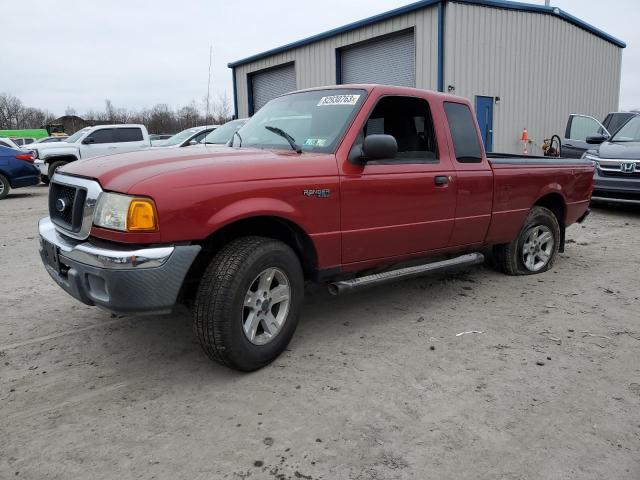 1FTZR45E55PB03129 - 2005 FORD RANGER SUPER CAB RED photo 1