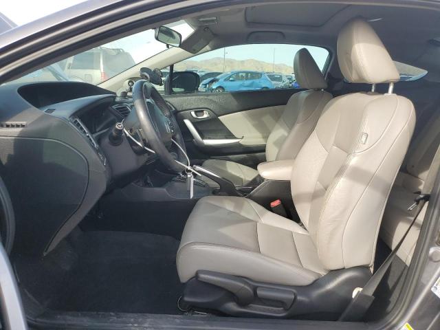 2HGFG3B08EH504675 - 2014 HONDA CIVIC EXL ნაცრისფერი ფოტო 7