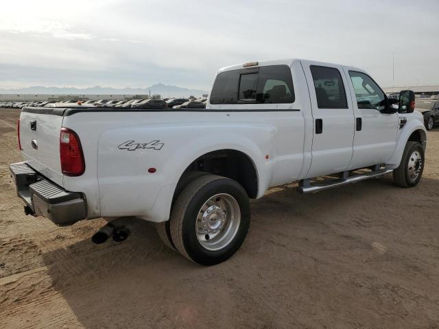 1FTXW43R28EC30667 - 2008 FORD F450 SUPER DUTY WHITE photo 3