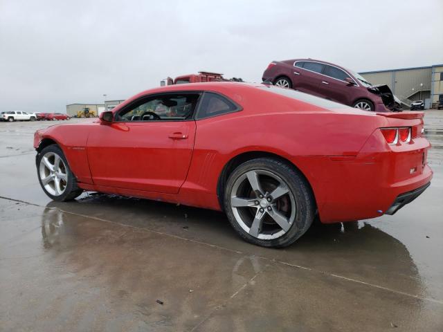 2G1FB1EV3A9121197 - 2010 CHEVROLET CAMARO LT RED photo 2