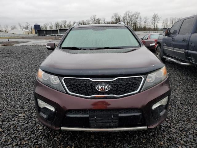 5XYKW4A2XDG384786 - 2013 KIA SORENTO SX MAROON photo 5