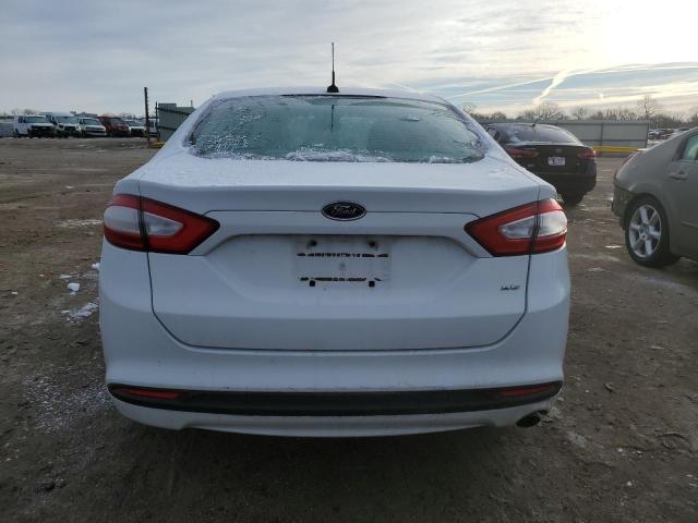 3FA6P0H75ER307832 - 2014 FORD FUSION SE WHITE photo 6