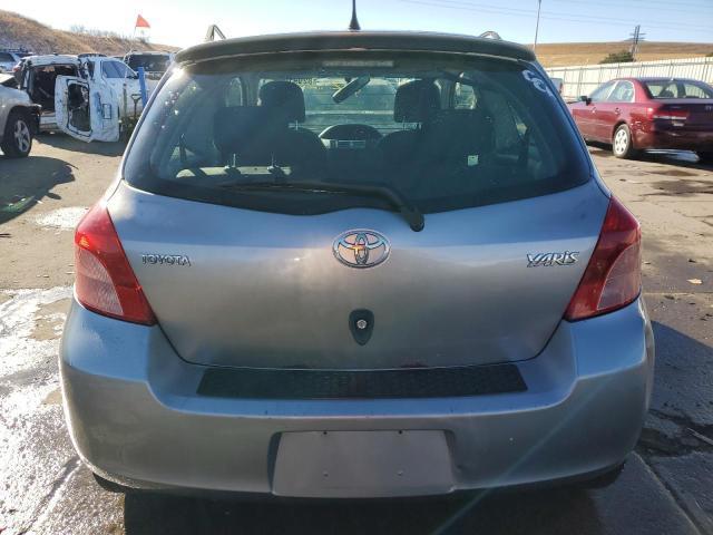 JTDJT923975059388 - 2007 TOYOTA YARIS GRAY photo 6