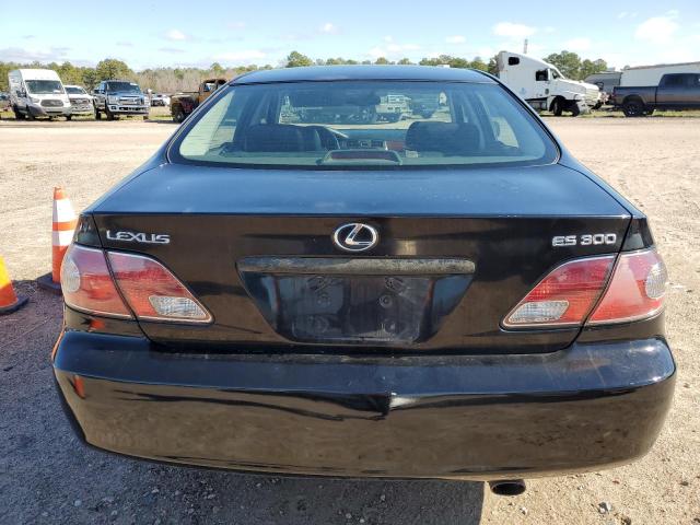 JTHBF30G230108760 - 2003 LEXUS ES 300 BLACK photo 6