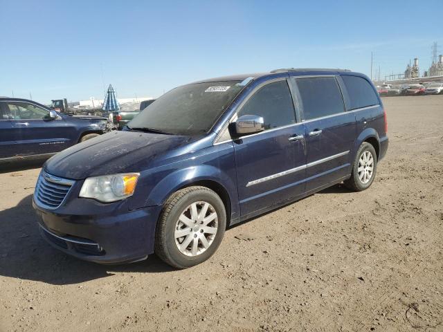 2C4RC1CG6CR218015 - 2012 CHRYSLER TOWN & COU TOURING L BLUE photo 1