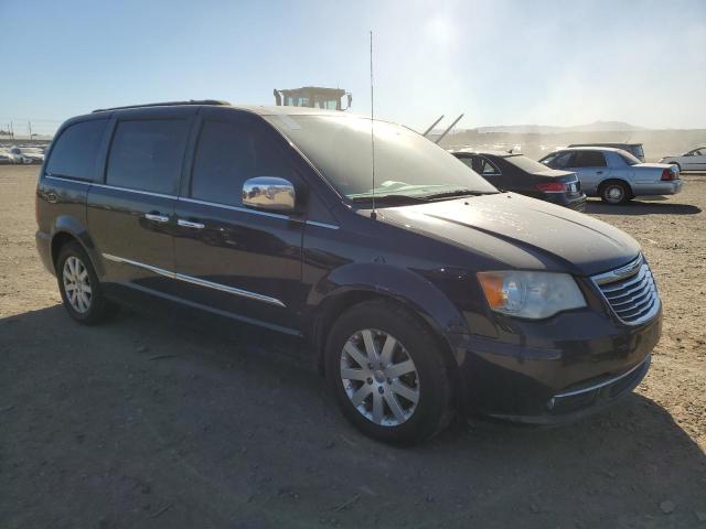 2C4RC1CG6CR218015 - 2012 CHRYSLER TOWN & COU TOURING L BLUE photo 4