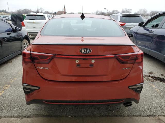 3KPF34AD7LE140200 - 2020 KIA FORTE GT LINE ORANGE photo 6