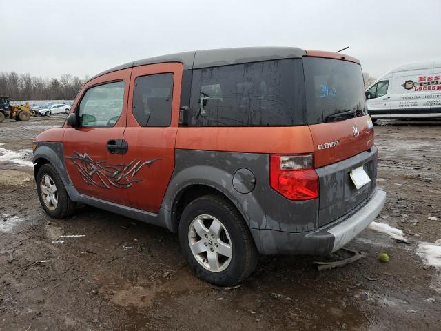 5J6YH18503L008422 - 2003 HONDA ELEMENT EX ORANGE photo 2