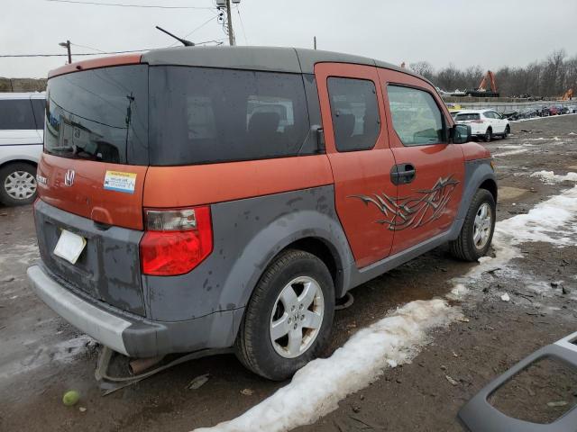 5J6YH18503L008422 - 2003 HONDA ELEMENT EX ORANGE photo 3