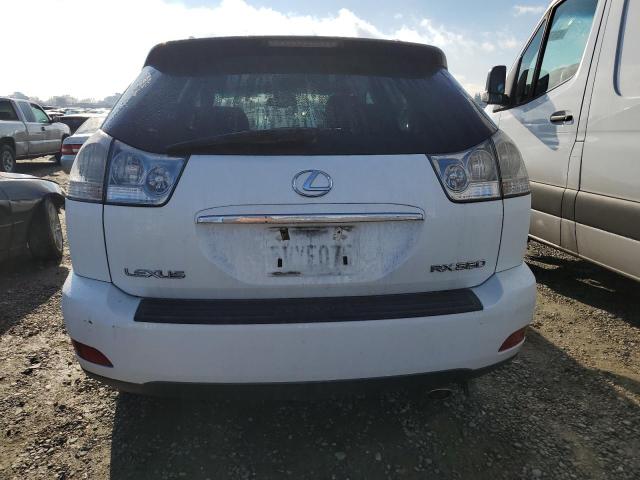 2T2HK31U47C001163 - 2007 LEXUS RX 350 WHITE photo 6