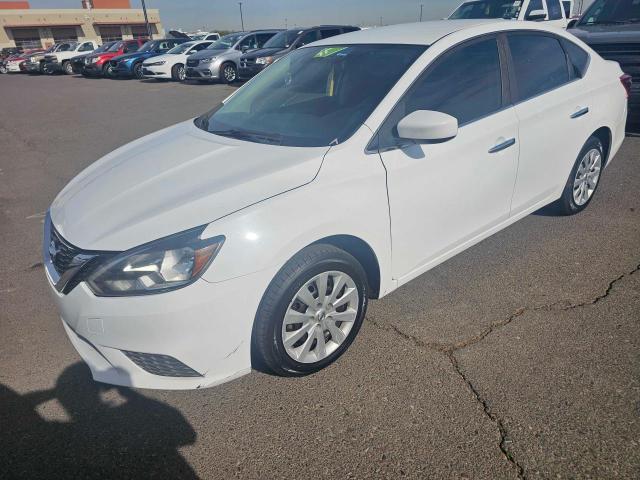 3N1AB7AP2HY254333 - 2017 NISSAN SENTRA S WHITE photo 2