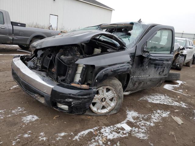 2GCEK19J671710262 - 2007 CHEVROLET SILVERADO K1500 BLACK photo 1