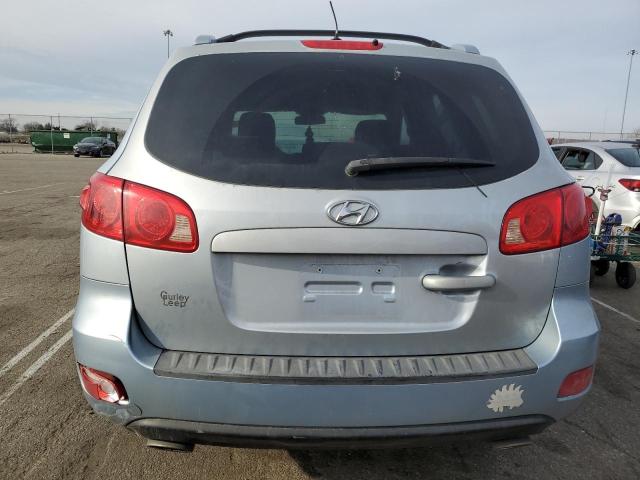 5NMSG13D47H068675 - 2007 HYUNDAI SANTA FE GLS BLUE photo 6