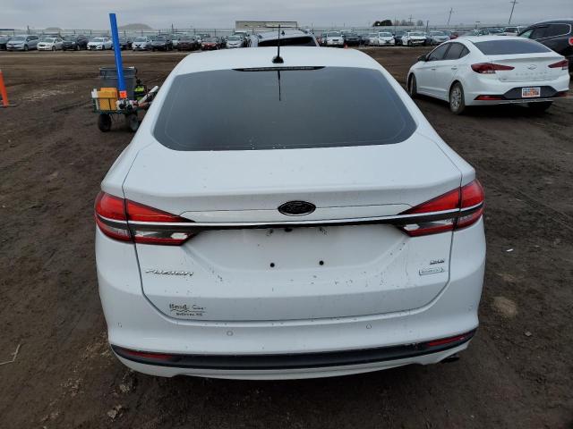 3FA6P0HD6HR205241 - 2017 FORD FUSION SE WHITE photo 6