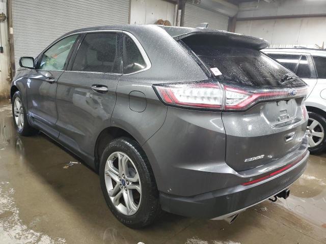 2FMPK4K95HBC27847 - 2017 FORD EDGE TITANIUM GRAY photo 2