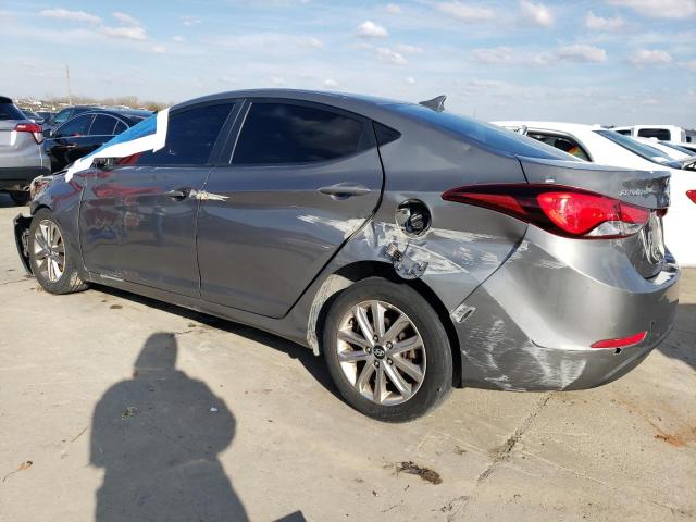 5NPDH4AEXEH509390 - 2014 HYUNDAI ELANTRA SE GRAY photo 2