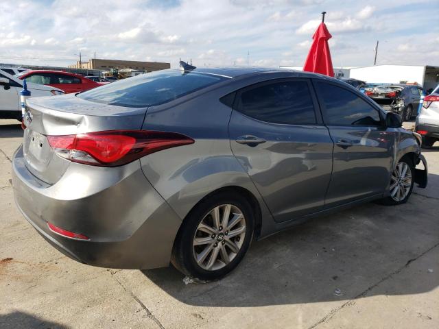 5NPDH4AEXEH509390 - 2014 HYUNDAI ELANTRA SE GRAY photo 3