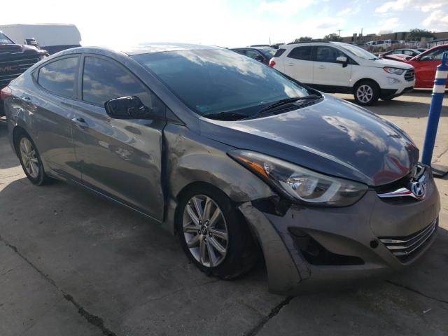 5NPDH4AEXEH509390 - 2014 HYUNDAI ELANTRA SE GRAY photo 4