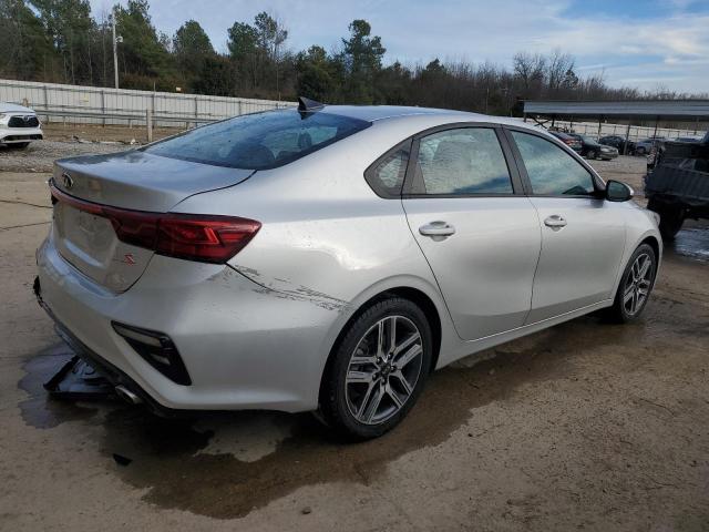 3KPF34AD9KE020333 - 2019 KIA FORTE GT LINE SILVER photo 3