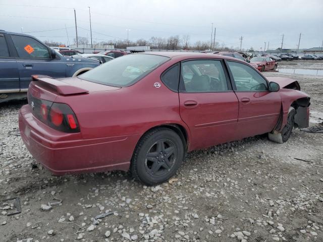 2G1WF52E459359095 - 2005 CHEVROLET IMPALA BURGUNDY photo 3