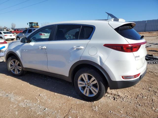 KNDPMCACXK7505521 - 2019 KIA SPORTAGE LX WHITE photo 2