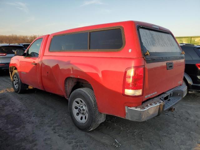 1GTN1TEX6BZ389817 - 2011 GMC SIERRA C1500 RED photo 2