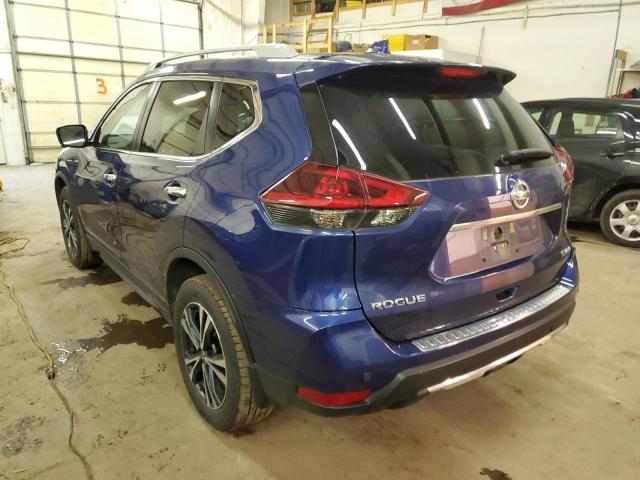 5N1AT2MV6LC787127 - 2020 NISSAN ROGUE S BLUE photo 2