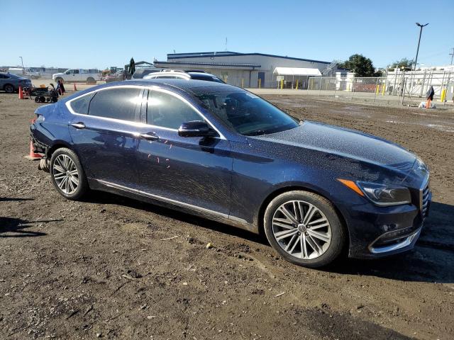 KMHGN4JE8JU262484 - 2018 GENESIS G80 BASE BLUE photo 4