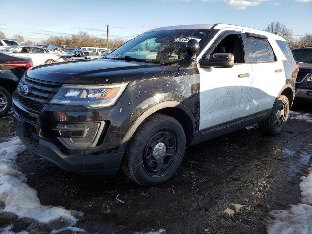 1FM5K8AR3JGB92174 - 2018 FORD EXPLORER POLICE INTERCEPTOR Zweifarbig Foto 1