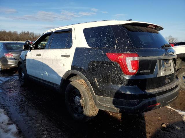 1FM5K8AR3JGB92174 - 2018 FORD EXPLORER POLICE INTERCEPTOR Zweifarbig Foto 2