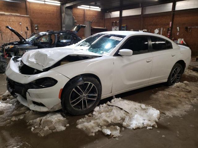 2C3CDXJG9KH653922 - 2019 DODGE CHARGER SXT WHITE photo 1